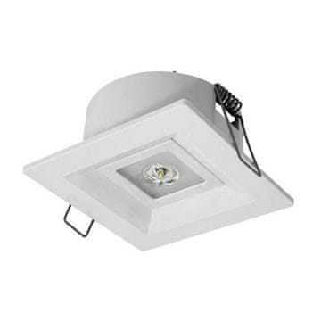 LED zasilna svetilka, LOVATO P ECO 3W 6000K 1h, enonamenska, odprta optika
