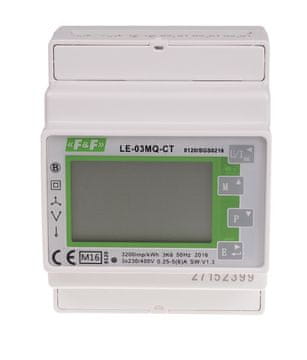 FF Trifazni dvosmerni vmesni števec, delno posreden, Modbus RTU, 100(5)A.
