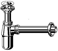 Viega Sifon za steklenice 5/4"x5/4" medenina/kromiran
