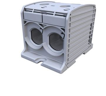 Simet Navojni spojnik za tirnico SIMBLOCK STB 300-2 - Al/Cu, 87920, siv