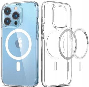 shumee ZAŠČITNI OVITEK MAGSAFE ZA APPLE IPHONE 14 PROZOREN + STEKLO