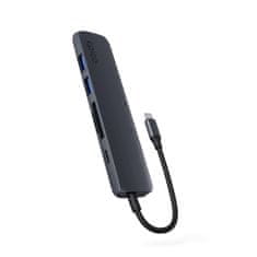 EPICO USB-C priklopna postaja, HDMI 8K, 6-v-1, temno modra