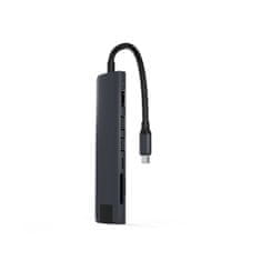 EPICO priklopna postaja, HDMI 8K, 7-v-1, temno modra