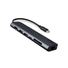 EPICO priklopna postaja, HDMI 8K, 7-v-1, temno modra