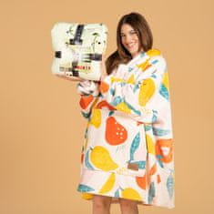 Svilanit hoodie odeja z rokavi, 100 % poliester, FruityPop