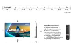 Philips 77OLED820/12 TV, 4K, 194 cm (77OLED820/12)