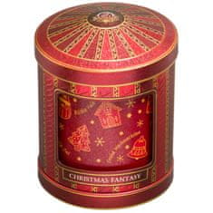 Basilur BASILUR Christmas Fantasy Božič, črni začinjeni listni čaj, kovinska škatlica z glasbeno skrinjico, darilna škatlica 75 g