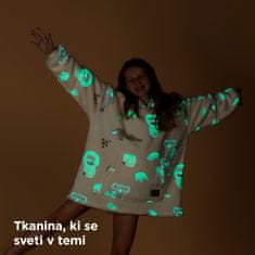 Svilanit otroška hoodie odeja z rokavi, 100 % poliester, Koala Friends