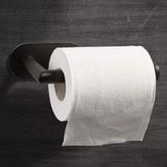 hurtnet Inox samolepilno držalo za WC papir 15cm črno