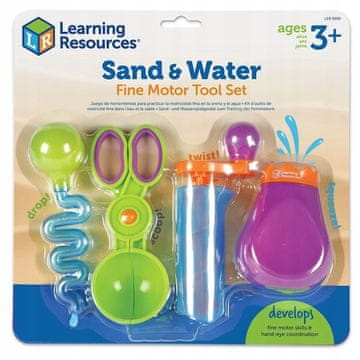 Learning Resources Montessori komplet za ročni motor s peskom in vodo