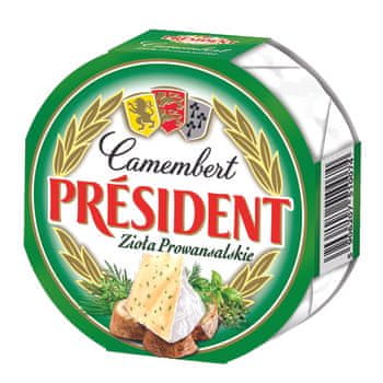 shumee President Camembert Provansalska zelišča 120 g