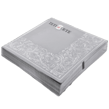 shumee Tete a Tete Elegant Tangle srebrni prtički