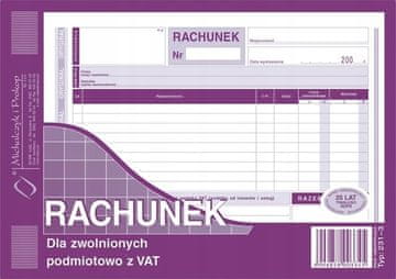 shumee RAČUN Z DDV A5 RAVEN 231-3