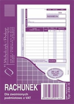 shumee RAČUN DDV A6 RAZLIČICA 232-5