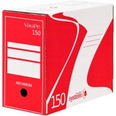 shumee ARHIVSKA POSODA VAUPE SYSTEM 150 MM RDEČA 6017