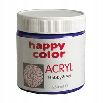 shumee AKRILNA BARVA 250 ML TEMNO MODRA HAPPY COLOR 6685