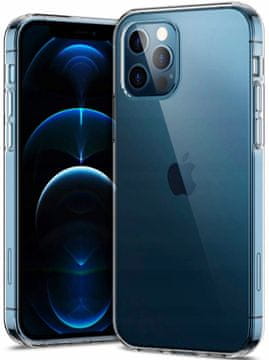 shumee SILIKONSKI OVITEK ZA APPLE IPHONE 12 PRO MAX PROZOREN + STEKLO