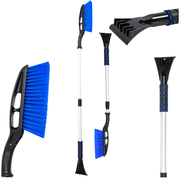 shumee Krtača za strgalo za sneg CARDOS z raztegljivim ročajem 93-130 CM