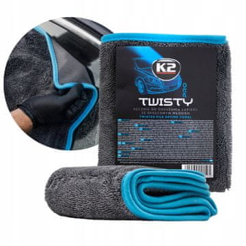 shumee Majhna vpojna brisača za sušenje avtomobilskega laka K2 TWISTY PRO 60X40 CM