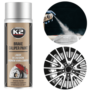 shumee K2 ZAVORNE ČELJUSTI 400ML Srebrna barva zavornih čeljusti in bobna