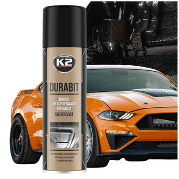 shumee K2 DURABIT zaščita podvozja 500 ml črni bitumenski sprej