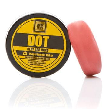 Work Stuff Glinena ploščica Hard DOT za čiščenje barve 100g DELOVNA STVAR