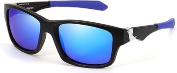 shumee KOLESARSKA SONČNA OČALA POLARIZIRANA ČRNA IN MODRA UV400