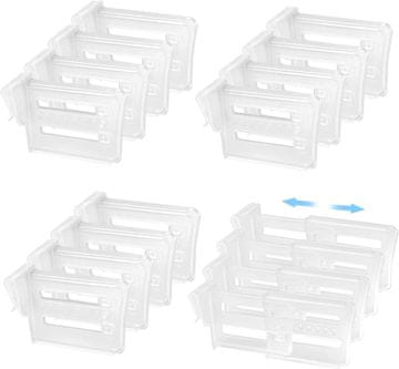 shumee 16x LOČILO ZA STRANSKA VRATA HLADILNIKA ORGANIZATOR PROSTORA NASTAVLJIV