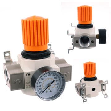 shumee PNEVMATSKI REDUKTOR ZRAČNEGA TLAKA 1 PALC ZA 16-BARSKI KOMPRESOR