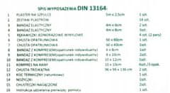 shumee KOMPLET PRVE POMOČI BD DIN 13164 - CARMOTION