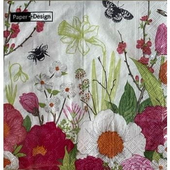 shumee Paper+Design 3-slojne serviete 33x33 cm Spring Moment 20 kosov.