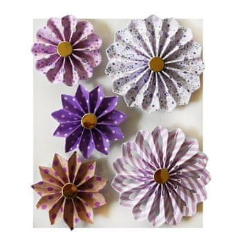 shumee INCOOD dekorativne samolepilne rozete 5 kosov mešanica barv