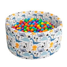 Aga Suhi bazen 90x40 cm z žogicami Dinozavri