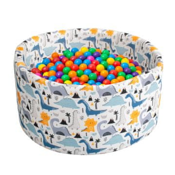 Aga Suhi bazen 90x40 cm z žogicami Dinozavri