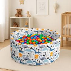 Aga Suhi bazen 90x40 cm z žogicami Dinozavri