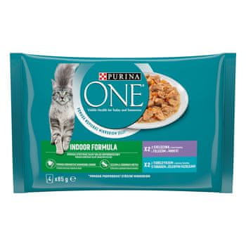 shumee PURINA ONE INDOOR mačja tuna (4x85g)