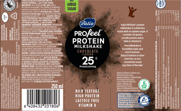 shumee Valio Profeel beljakovinski napitek 250 ml čokolada, brez laktoze