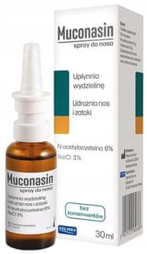 shumee MUCONASIN nosni sprej za izcedek iz nosu, čiščenje nosu in sinusov 30 ml