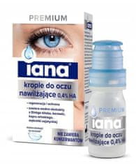 shumee Iana Premium vlažilne kapljice za oči 0,4 % 10 ml