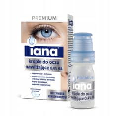 shumee Iana Premium vlažilne kapljice za oči 0,4 % 10 ml