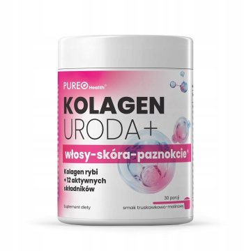 AlfaPureo Health Collagen Beauty+ okus jagode in maline 30 obrokov 1 kos.