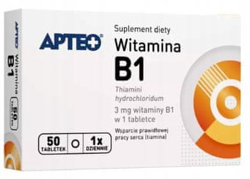 shumee VITAMIN B1 srce živčni sistem Apteo 50 tab.