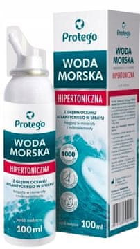 shumee Protego hipertonični pršilo za nos z morsko vodo 100 ml