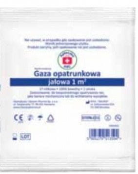 shumee Sterilna gaza za obvezovanje, 17 niti, 1 m2, 1 kos
