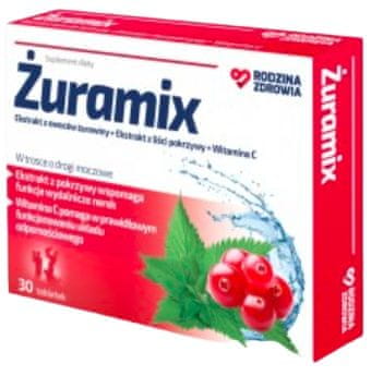 shumee Żuramix brusnični ledvički Družinsko zdravje 30 tab.