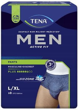shumee Vpojne hlačke TENA MEN PANTS PLUS L 8 kosov