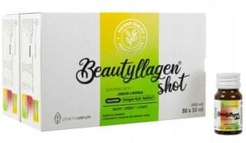 shumee Beautyllagen Shot kolagen jabolko-limeta tekoči 30 x 30 ml