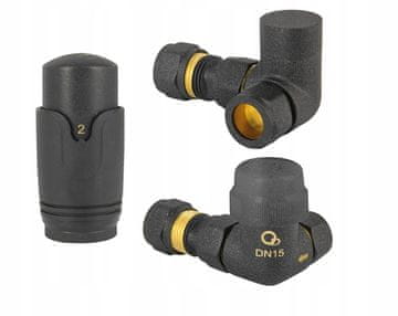 shumee AKSIALNI TERMOSTATSKI VENTIL ANTRACIT PEX BAKER