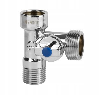 shumee KOTNI KROGELNI VENTIL 1/2*1/2*3/4. 3-izhodni