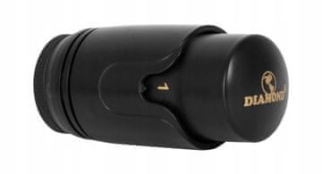 shumee TERMOSTATSKA GLAVA ZA RADIATOR M30 ČRNA